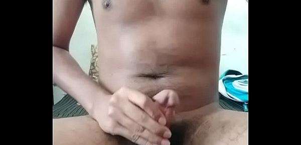  Telugu boy(me ) mastrubating my dick  add me for fun cock